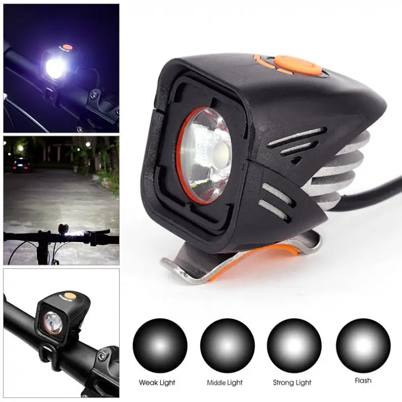 

Waterproof 800 Lumen XML-2 LED 4 Modes USB Bicycle Head Light Cycling Front Lamp with Temperature Control for Riding / Camping