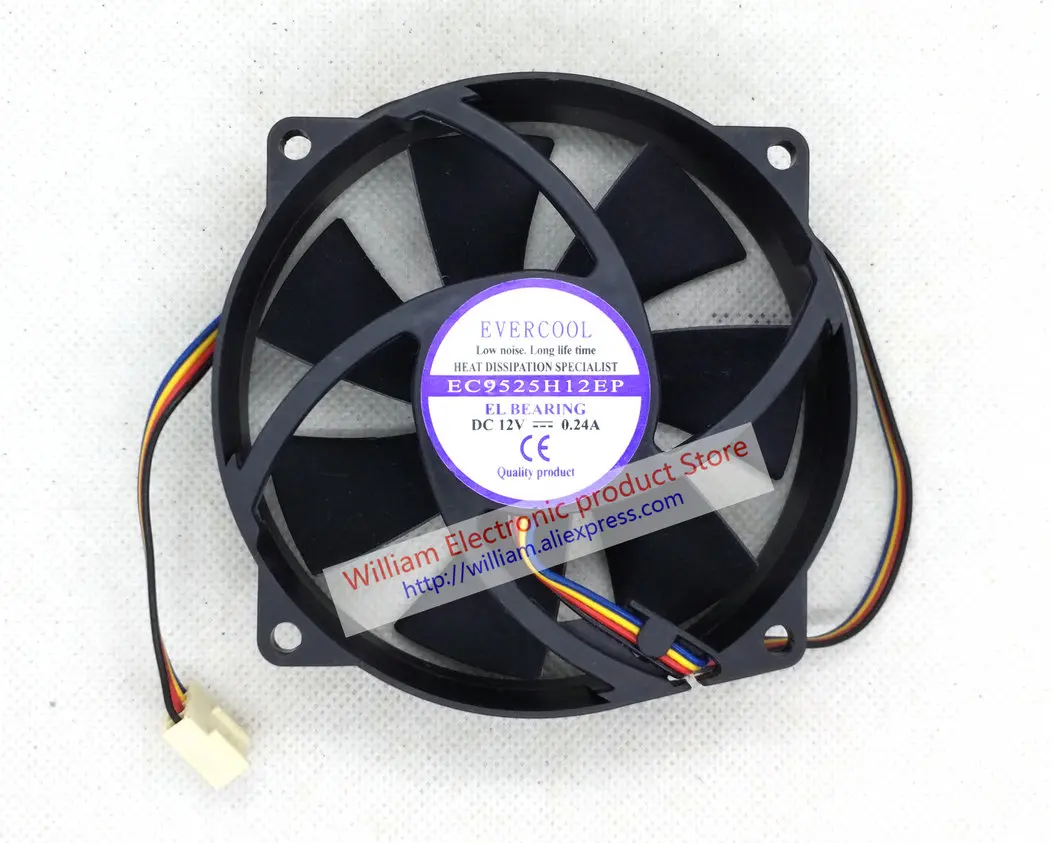Original EC9525H12EP DC12V 0.24A 9cm Computer CPU cooling fan FONSONING | Компьютеры и офис