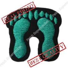 PJ зеленый ноги ВВС США Pararescue педрос зеленый стопы Тактическая Мораль Вышитые Железо на патч рокабилли пользовательские патч