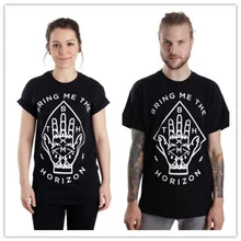 Fashion BRING ME THE HORIZON Funny Printed Tee Men and Women Unisex Clothing Casual Fashion Tops Short Sleeve men’s T-shirt