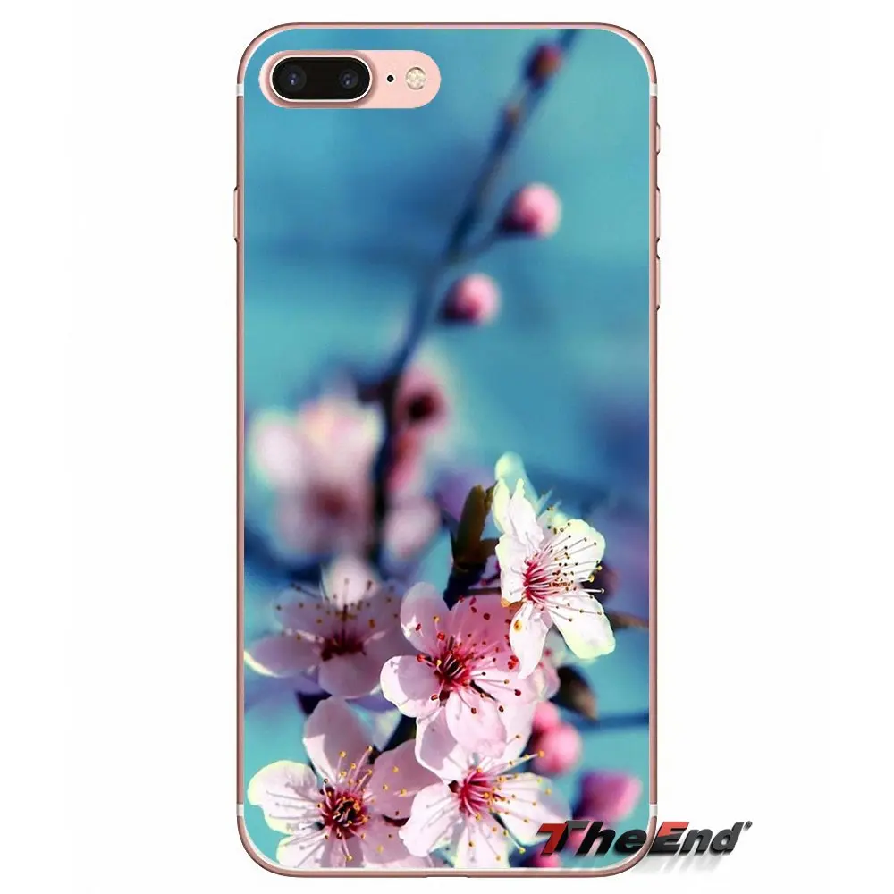 Сакура цветок Япония вишни чехол для Huawei G7 G8 Ascend P7 P8 P9 Lite Honor 4C 5X 5C 6X Mate 7 8 9 Y3 Y5 Y6 II