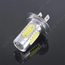 10 шт. высокое качество H7 COB авто противотуманная фара лампа DC12V Замена для HID ксеноновый галогенный свет большая акция супер яркий