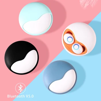 

VTIN TWS Bluetooth Headset V5.0 Wireless Earphones Stereo Earbuds with Mic for IPhone Android TWS Earphone IPX5 Waterproof