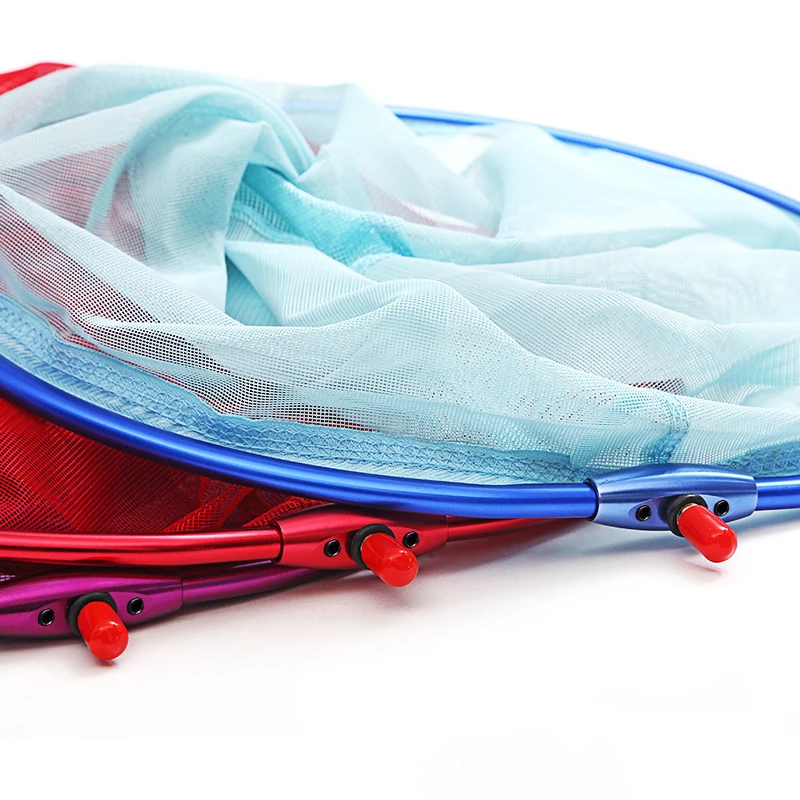 Anti-hanging Fishing Net Non-stick Water Nano-mesh Quick-drying Aluminum-magnesium Alloy Mesh Head Detachable Pocket | Спорт и