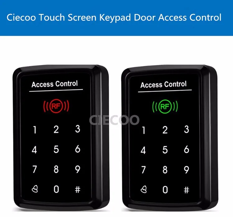 1000 пользователей Сенсорный экран контроллер доступа RFID одной двери Smart touch двери контроллер клавиатуры с подставка для подсветки один комплект