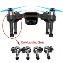 4Pcs Spring Damping Landing Gear Extended Bracket Parts For DJI Spark Drone Accessories #17 2pcs tall landing skid extended landing gear
