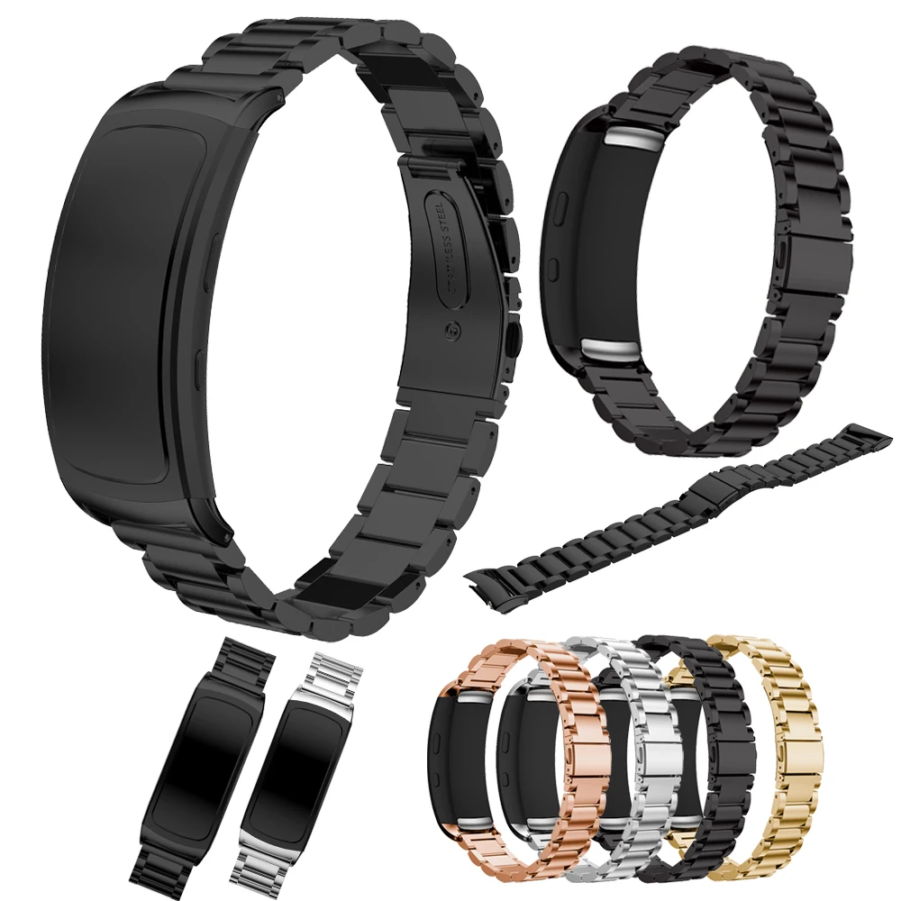 Браслет из нержавеющей стали для Samsung Gear Fit 2 браслет умных часов фитнес fit2