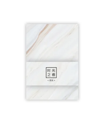 400 шт./упак. креативная Белая Мраморная квадратный блокнот для заметок на клейкой основе для бизнес планирования школьные принадлежности канцелярские товары - Цвет: 1