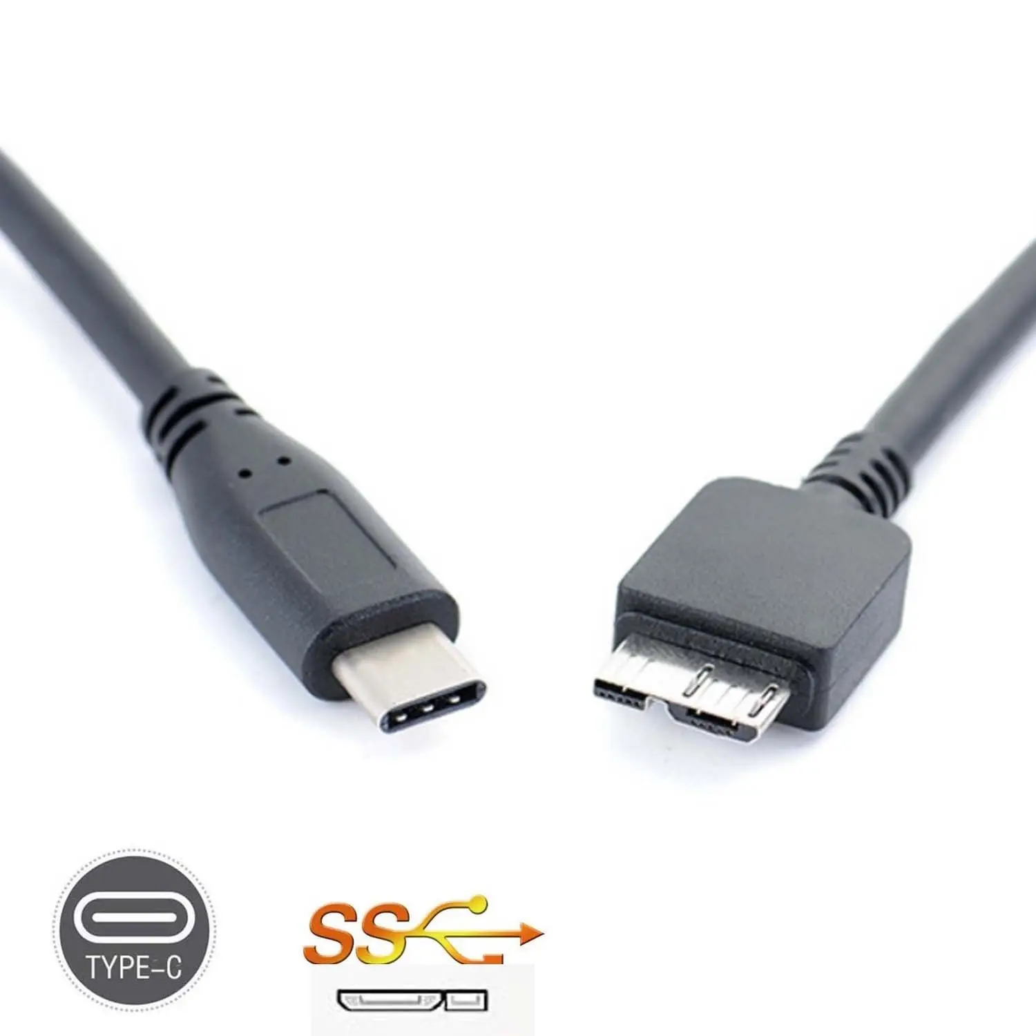 USB 3.1 نوع-C إلى USB 3.0 مايكرو B كابلات الموصلات لينوفو الهواء 12 اليوغا 5 برو/Miix 5/920 الفيلق Y720 إلى قرص صلب خارجي