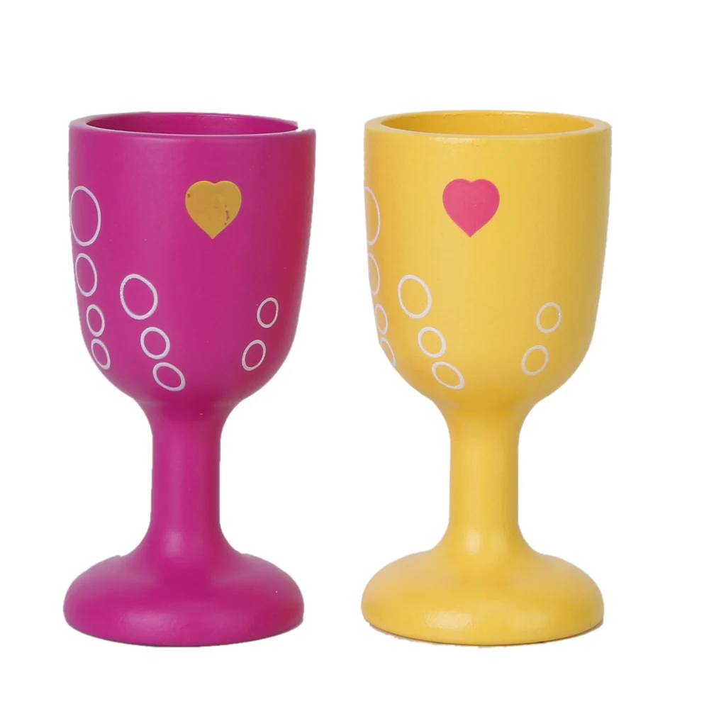 MagiDeal 4pcs 1//12 Miniature Goblet Cup Wine Glass Dollhouse Tableware ACCS