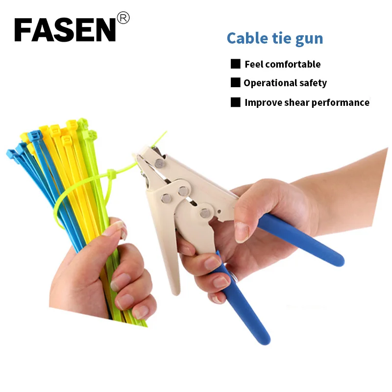 

2.4-9mm automatic tensioning tool hand gun nylon cable tie tools gun pliers