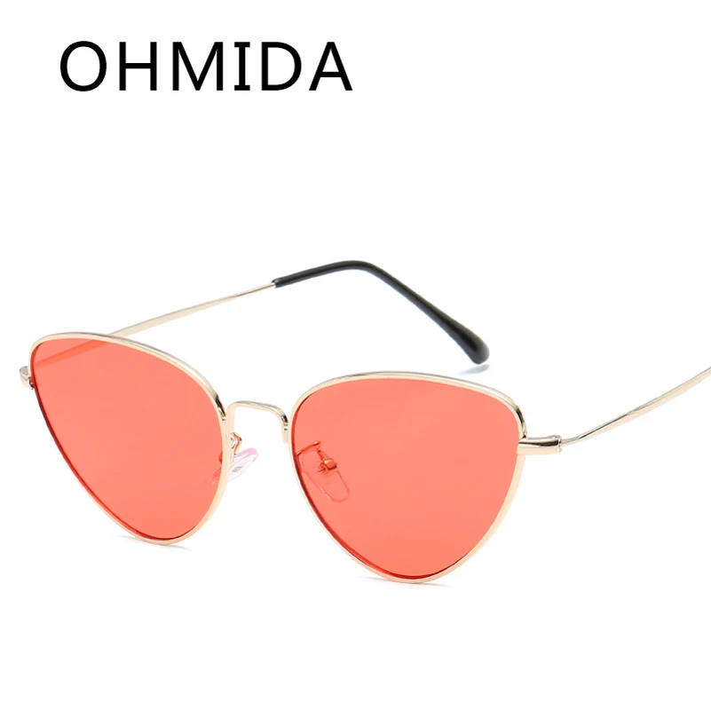 Ohmida кошачий глаз Солнцезащитные очки для женщин Для Брендовая Дизайнерская