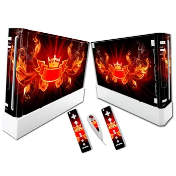 

Free Drop Shipping Skin Decal Wrap Gaming Console Controller Sticker for Nintendo Wii