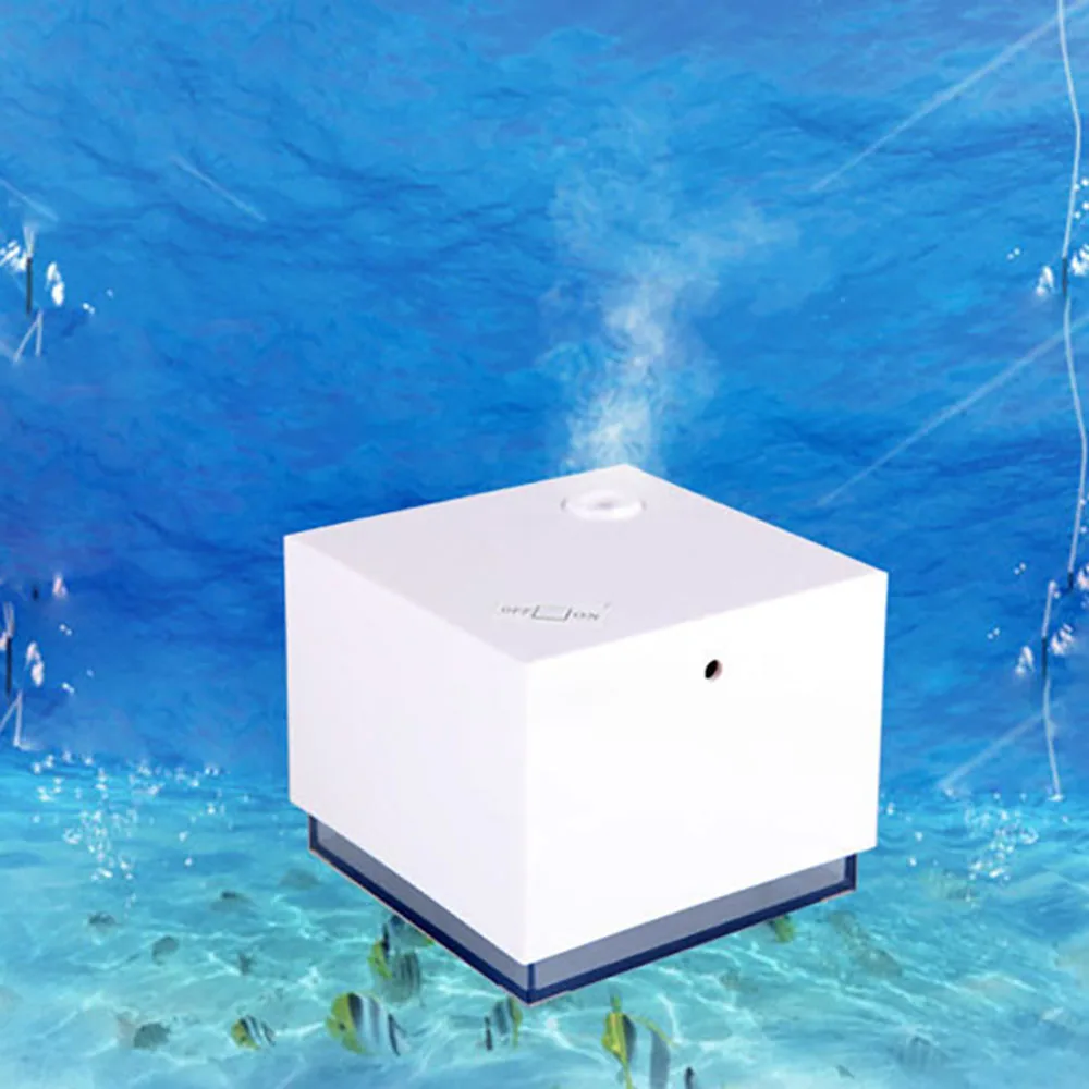 

Portable Mini Square USB Air Humidifier Blue LED Night Light Mute Diffuser Home Office Cool Mist Maker Fogger Humidifiers