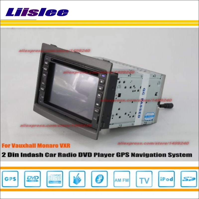 Discount Liislee For Vauxhall Monaro VXR 2004~2007 Radio CD DVD Player GPS Navi Navigation System Double Din Car Audio Installation Set 1
