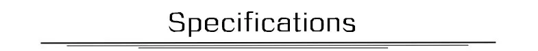 Specifications