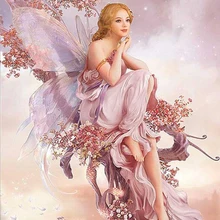 Angle Girl Алмазная картина на заказ Diy Полная квадратная Алмазная вышивка Вышивка крестом Алмазная мозаика украшения для дома 8C1