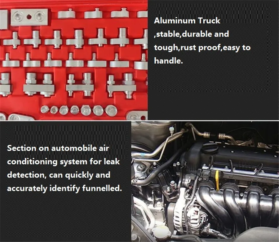 Инструмент для ремонта автомобиля автомобильный Кондиционер детектор утечки инструменты обнаружения утечки для автомобиля грузовик экскаватор A/C компрессор конденсатор