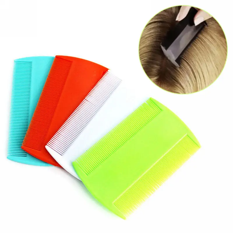 

Mayitr 2pcs Double Sided Head Lice Comb Protable Plastic Fine Tooth Head Lice Flea Nit Hair Combs For Styling Tools