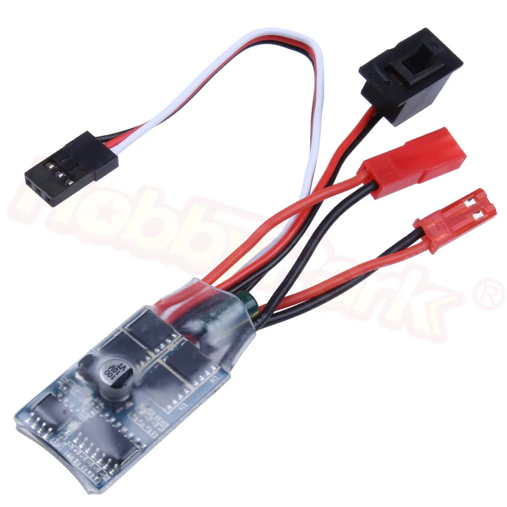 

30A ESC Brushed Speed Controller for 1/12 1/16 1/18 1/24 RC Car Military Truck Crawler WPL C24 B16 B24 B36 Henglong Boat