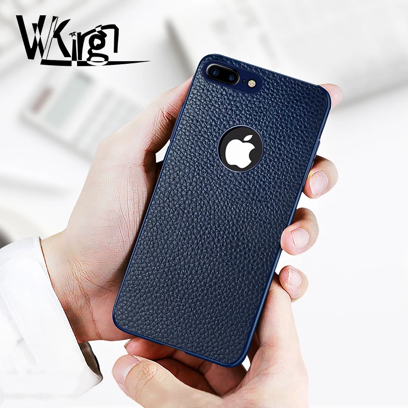 Чехол для iPhone 8 Plus Apple 6S 6 7 XS чехол MAX XR личи Кожа Мягкий ТПУ силиконовый ультра