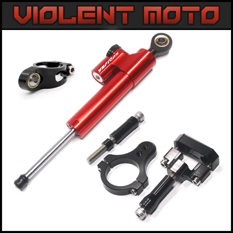 

Motorcycle cnc Universal Stabilizer Damper Complete Steering Mounting Bracket For YAMAHA yzf R25