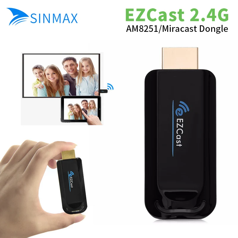 Ezcast 2,4G беспроводной hdmi wifi Дисплей allshare cast dongle адаптер miracast tv stick приемник Поддержка windows ios andriod stick