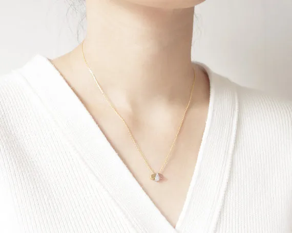 2014-Fashion-18k-Gold-Silver-3-Teardrops-Necklace-Free-Shipping (3)