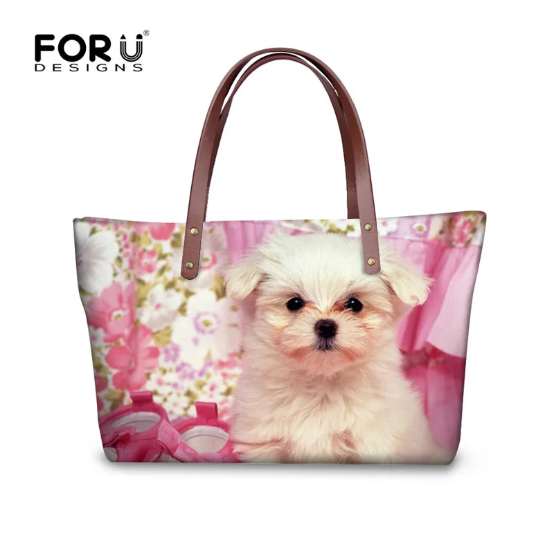 Forudesigns/померанский шпиц сумки Для женщин Сумки собака Леди Сумки Tote Сумки путешествия Креста тела сумка для женщины Bolsas feminina - Цвет: H2839AL