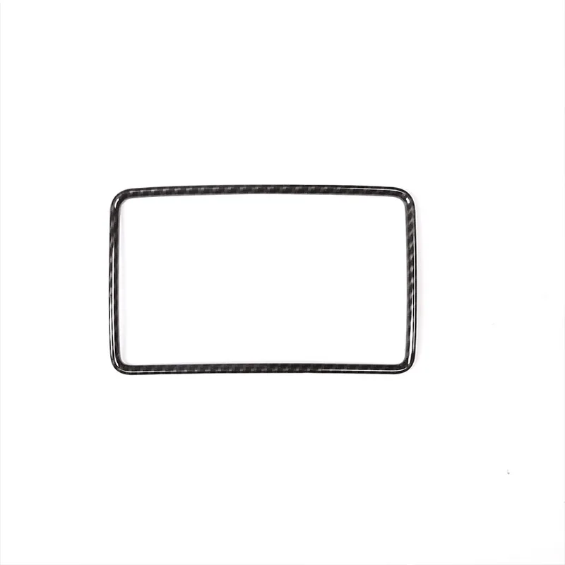 High quality Real Carbon Fiber Rear Air Outlet Frame Stickers For Mercedes Benz GLA CLA A B Class 2015-2019 car Accessories