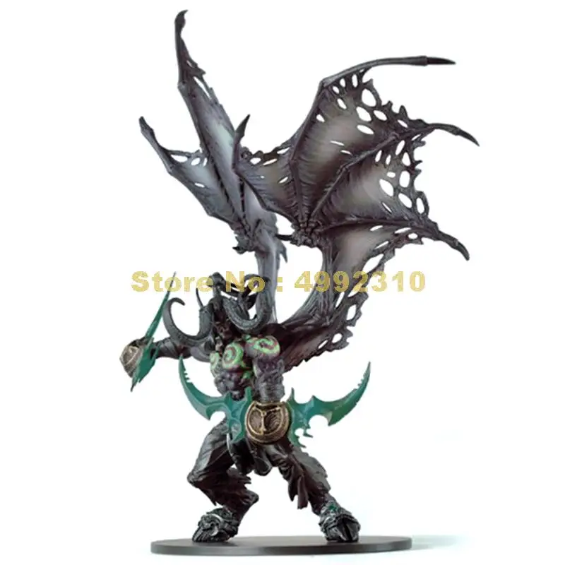 

wow black illidan action figure model 29cm Toy