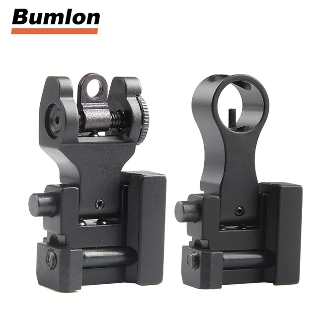 US $7.00 Rear Sight Front for Tactical Hunting Airsoft Gun Accessories Front Rear Sight AR 15 AR15 Offset Ba