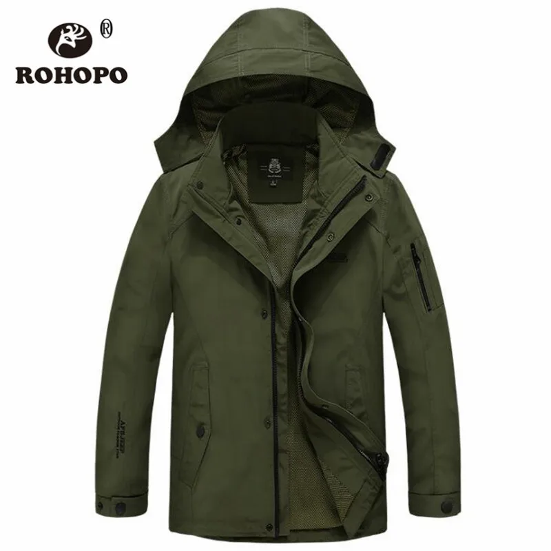 Military Cotton Jacket Overcoat Man Autumn Spring Male Top Quality Windbreaker 4XL 3XL to M male Long Coat Militar Motorcycle