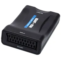 Из scart в HDMI MHL адаптер аудио видео конвертер для 1080 P HDTV Sky Box Hi Прямая поставка