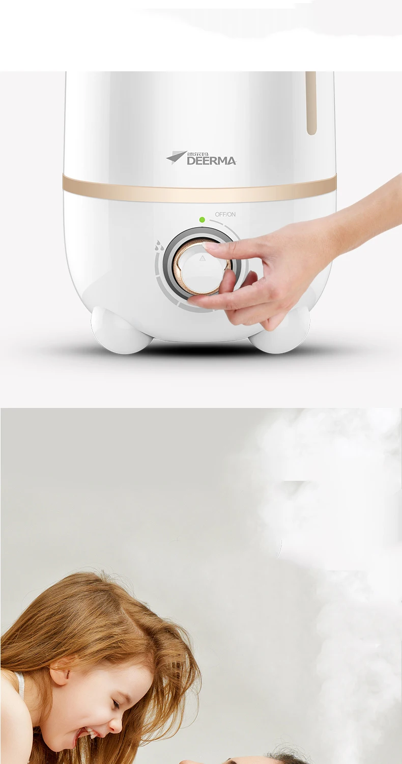 Xiaomi deerma 4L Air Humidifier Aroma Essential Oil Diffuser Aromatherapy for Baby Pregnant in Bedroom Home Office Air Purifying (5)