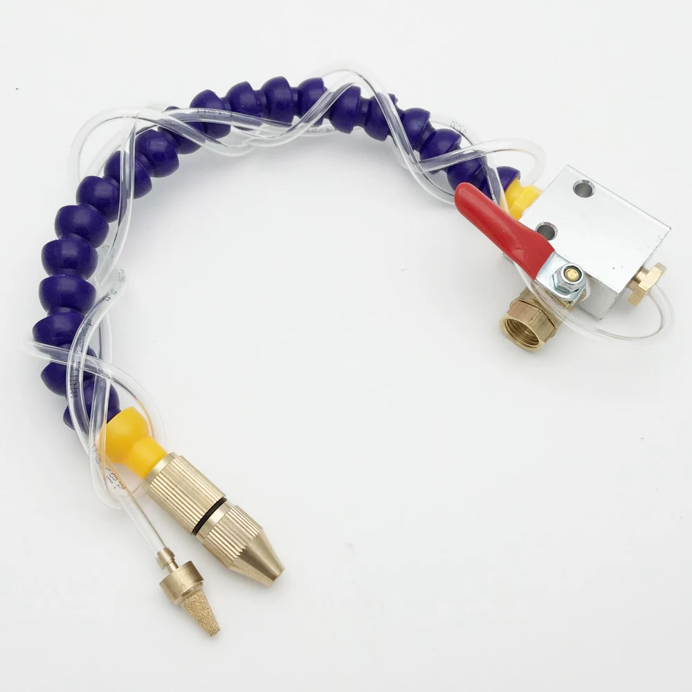 Mist Coolant Lubrication Spray System Bidirection Tube Valve For 8mm