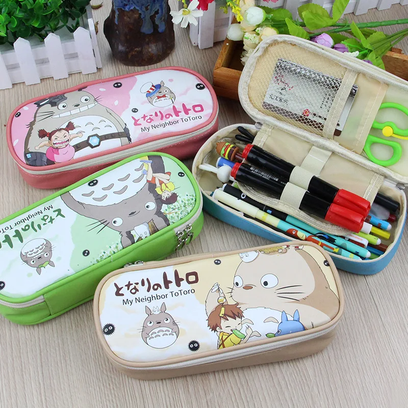 Cute Totoro pencil case Big capacity waterproof pen pouch Storage bag Estuche office School Supplies Zakka escolar stationery Cute Totoro pencil case Big capacity waterproof pen pouch Storage bag Estuche office School Supplies Zakka escolar stationery