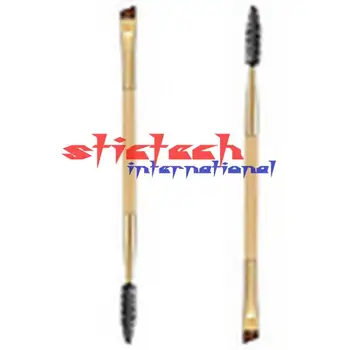 

by ems or dhl 200PCS High Quality Bamboo Handle Double Eyebrow Brush+Eyebrow Comb Makeup Brush Wholesale Makeup Brushes
