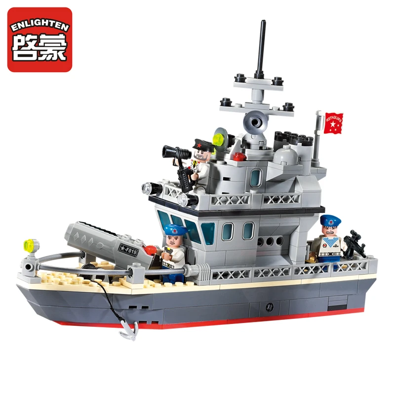 Enlighten Models Building toy Compatible with Lego E819 505pcs Fort Blocks Toys Hobbies For Boys Girls Model Building Kits