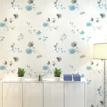 PAYSOTA Modern Flower Romantic Non-woven Wallpaper Bedroom Guest Dining Room TV Background Modern Wall Paper Roll paysota 3d modern simple geometric graphics non woven wall paper cloth deerskin velvet bedroom tv wall paper roll