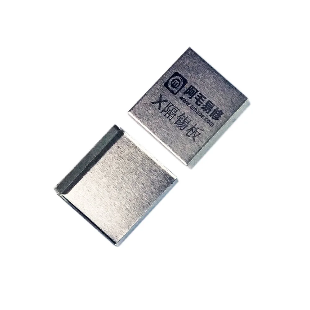 

Amaoe Tin Plate Reballing Station Shield Cover 304 Stainless Steel Cover for iPhone X Solving SIM Card Holder Sticking Tin
