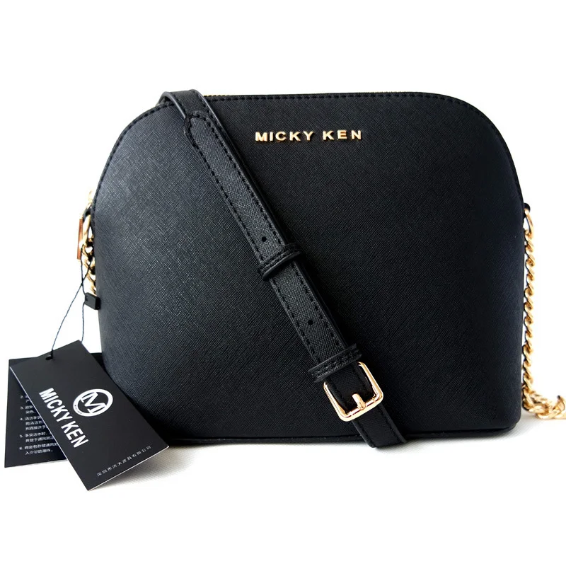 Женские кожаные сумки мессенджер MICKY KEN стильные цепочки через плечо|sac a|sac