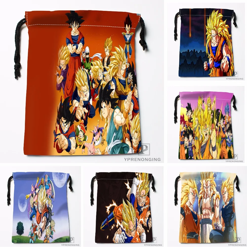 

Custom Dragon Ball Z Drawstring Bags Printing Travel Storage Mini Pouch Swim Hiking Toy Bag Size 18x22cm#180412-11-75