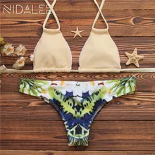 Новый 2017 Стиль Горячие Bikinis Женщины Сексуальный Повязку Push up Комплект Бикини Купальники Старинные Купальник Biquini