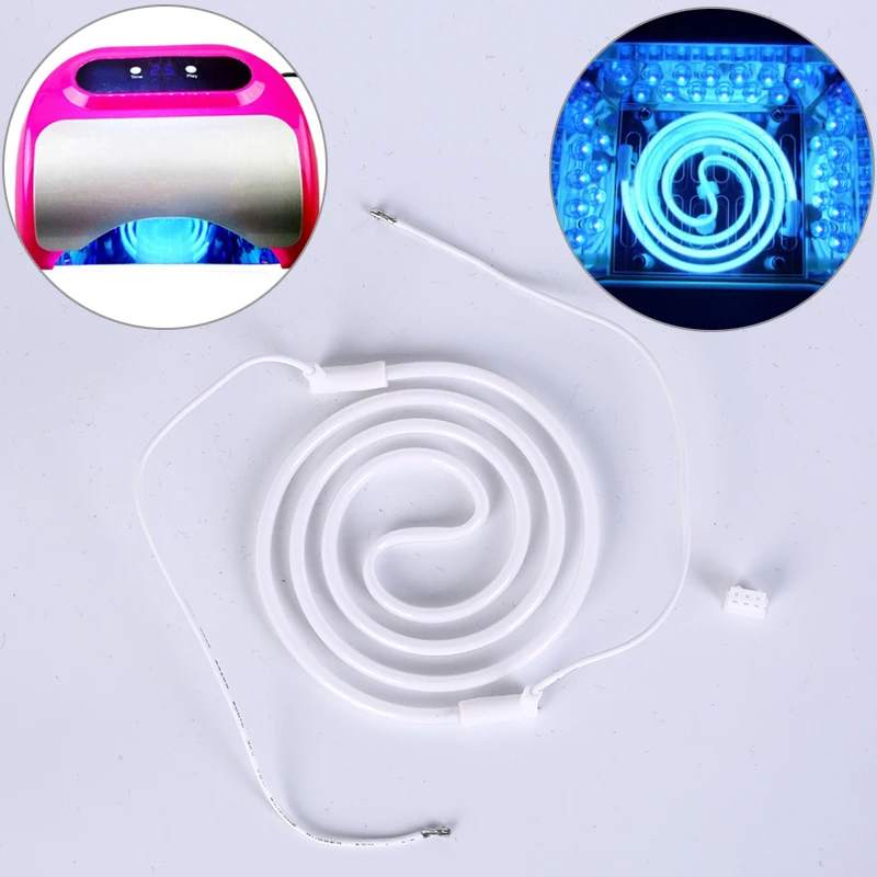 

1PCSpiral Tube 12W UV CCFL Repair Replacement for 36/48W Nail Dryer Diamond Shaped LED UV Lamp Professional Nail Art Tools