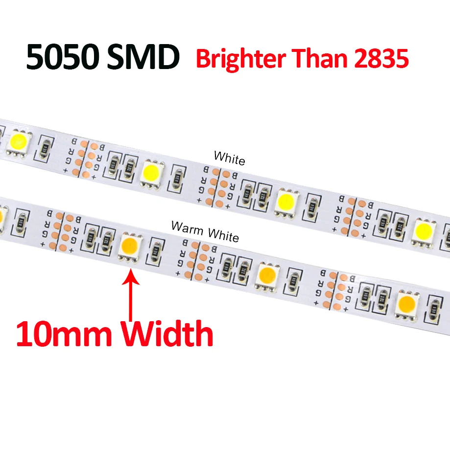 DC5V USB Светодиодная лента светильник 5050 2835 SMD гибкий светодиодный ленточная лампа 1