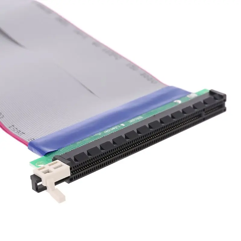 PCI-E 16X до 16X Райзер Расширитель карты адаптер PCIe 16X PCI Express Гибкий кабель Z09 Прямая поставка