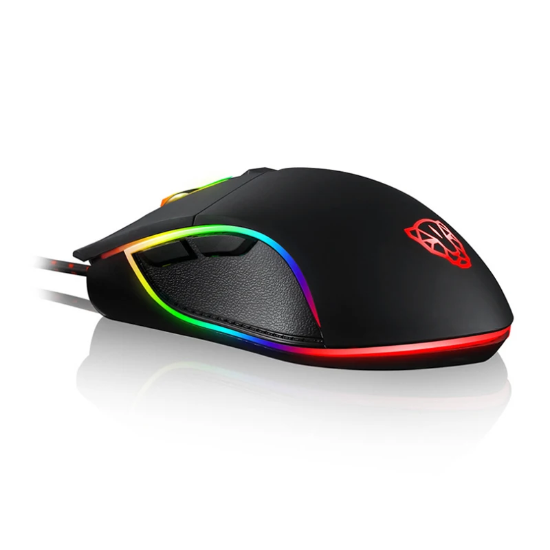Motospeed V30 профессиональная Проводная игровая мышь с usb портом 3500DPI светодиодный