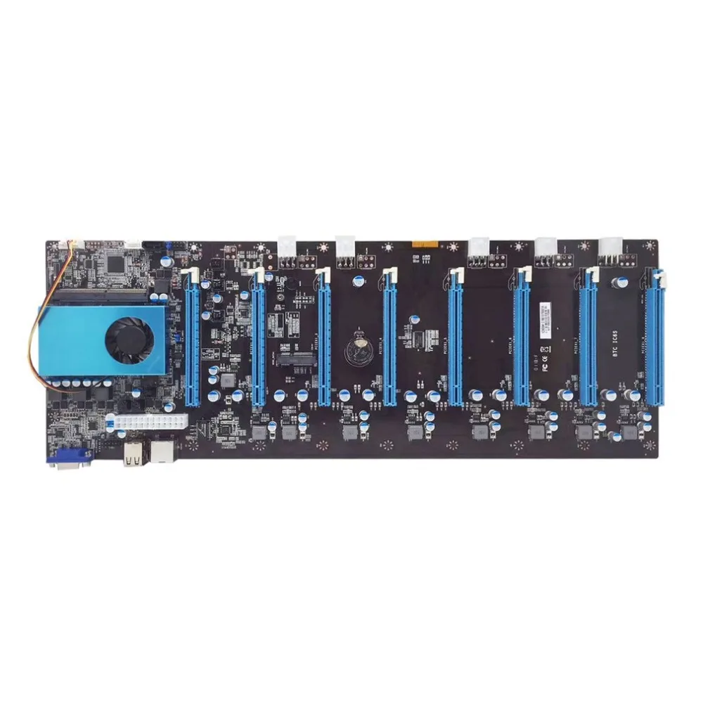 

2018 new BTC IC6S Mining Motherboard 8 Graphics Cards Slots DDR4 VGA USB2.0 SATA3.0 1000Mbps LAN Mainboard Support SDD Wifi