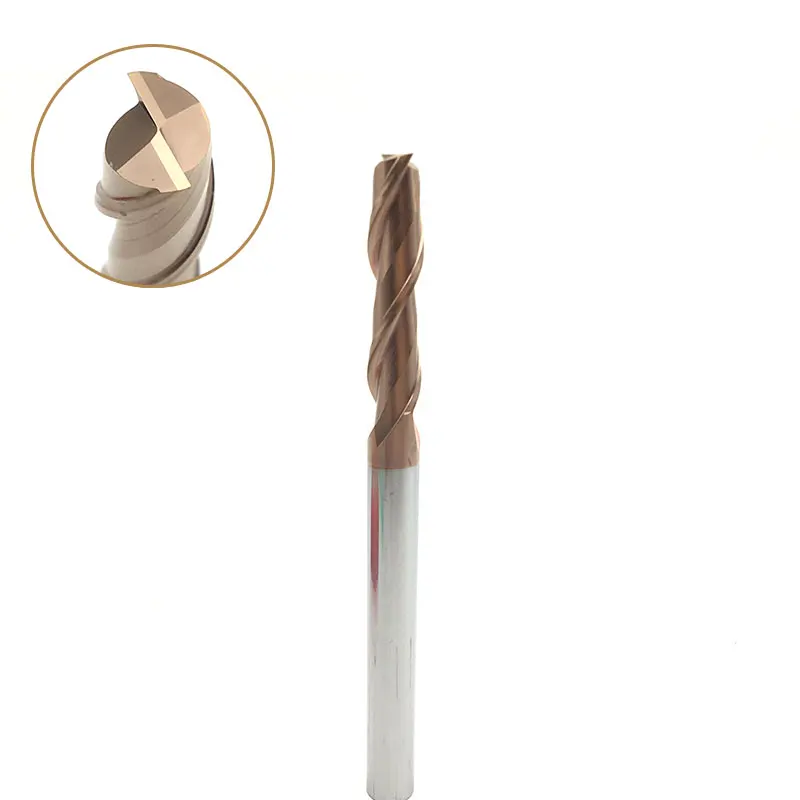 Buy 1PCS HRC60 2Flute End Mill 8mm Extra LONG 100mm